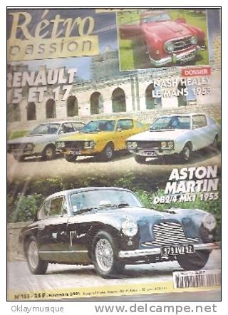 Rétro Passion N°133 (aston Martin DB2.4 MK1 1955) - Literatura & DVD