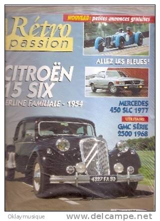 Rétro Passion N°141 (citroen15 Six Berline Familiale De 1954) - Littérature & DVD