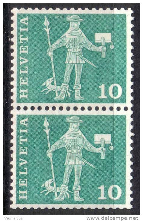 Zu 356RL.01 ** / MNH L4180 Paire Zu Spécial 5,25 à 20 % Voir Scans Recto/verso - Rollen