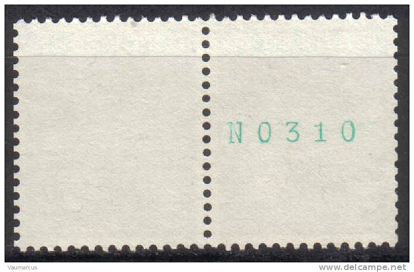 Zu 356RL.01 ** / MNH N0310 Paire Zu Spécial 5,25 à 20 % Voir Scans Recto/verso - Coil Stamps