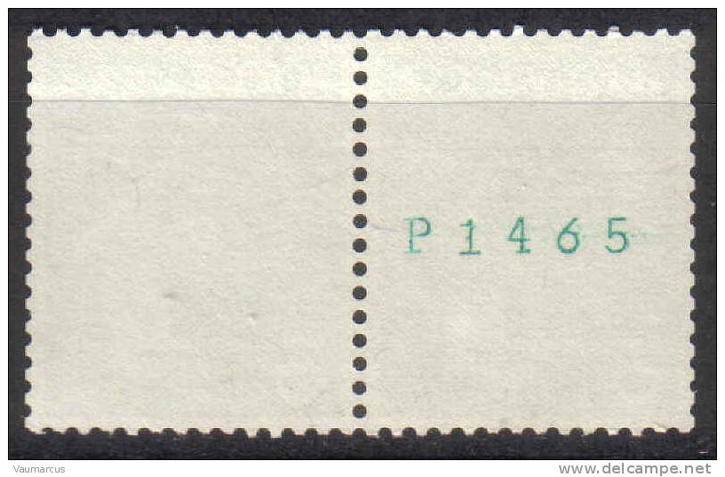 Zu 356RL.01 ** / MNH P1465 Paire Zu Spécial 5,25 à 20 % Voir Scans Recto/verso - Coil Stamps