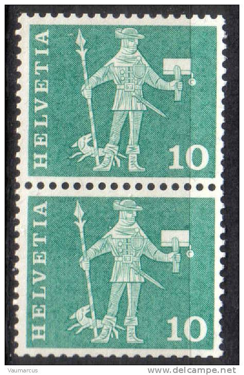 Zu 356RL.01 ** / MNH P1460 Paire Zu Spécial 5,25 à 20 % Voir Scans Recto/verso - Rollen