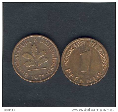MONNAIE - ALLEMAGNE - 2 Pièces De 1 PFENNIG 1971 - 1 Pfennig