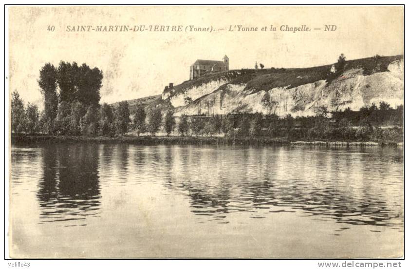 89/CPA - Saint Martin Du Tertre - L'Yonne Et La Chapelle - Saint Martin Du Tertre