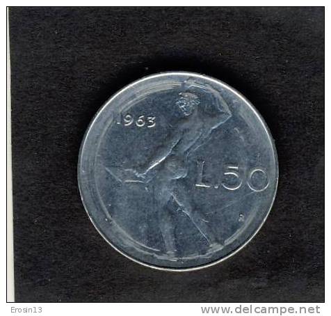 MONNAIE - ITALIE - 50 LIRES 1963 - 50 Lire