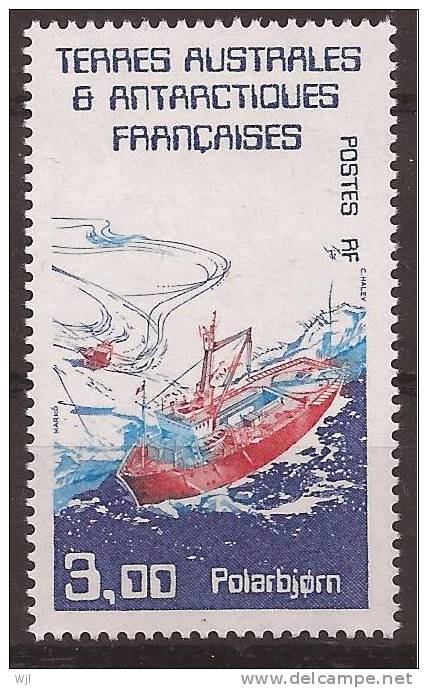 TAAF Y&T N°121 - 1986 - Neuf - Le "Polarbjorn" - Bateaux - Unused Stamps