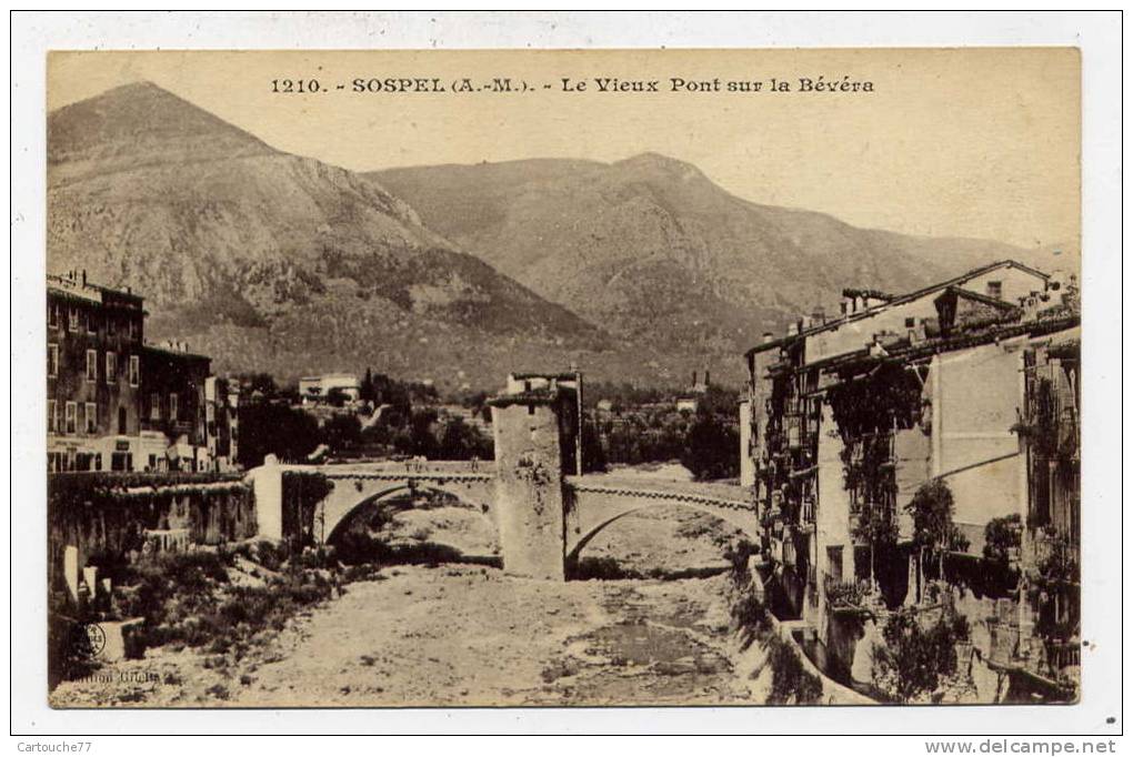 K18 - SOSPEL - Le Vieux Pont Sur La Béréva - Sospel