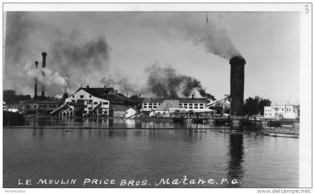 CANADA, Quebec; Matane P.Q.; Le Moulin Price Bros. Jamais Voyagée - Québec - Les Rivières