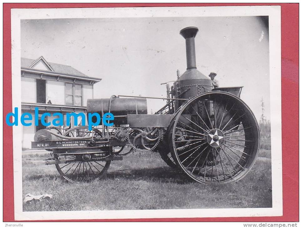 - Tracteur Ancien Américain - REMINGTON - 1885 / 1885 - Fabriqué à Woodburn, Oregon - Repris Par Caterpillar - Trattori