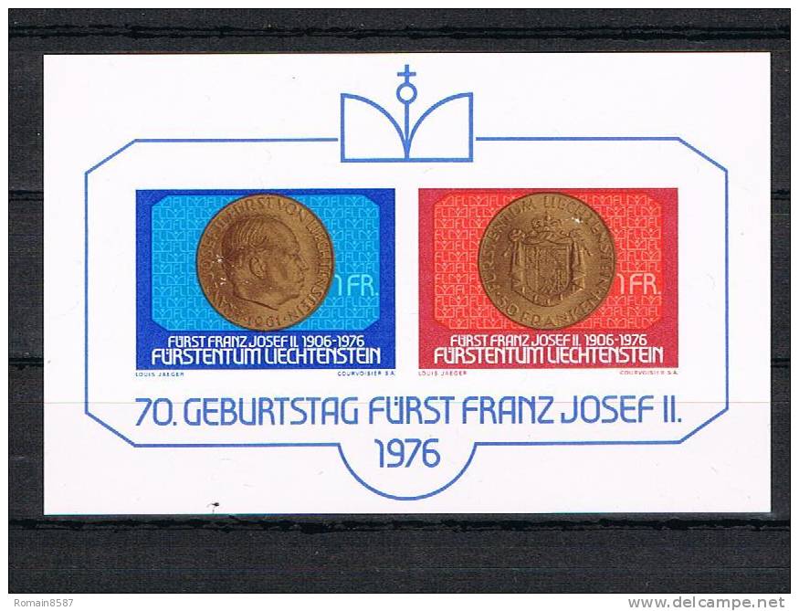 Liechtenstein 1976  Bloc N° 13 ** - Used Stamps