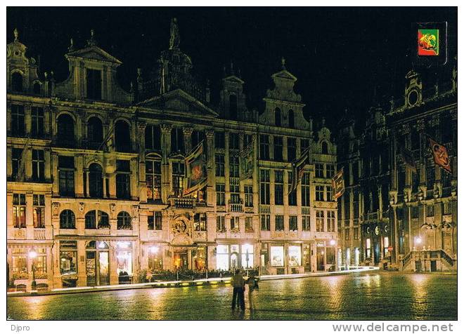 Brussel  Grand Place  La Nuit - Bruselas La Noche