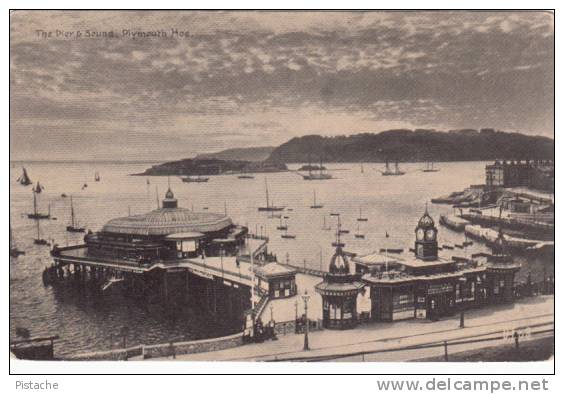 Vintage - England - Plymouth Hoe - Pier - D.F. & Co. - Written - Good Condition - See 2 Scans - Plymouth
