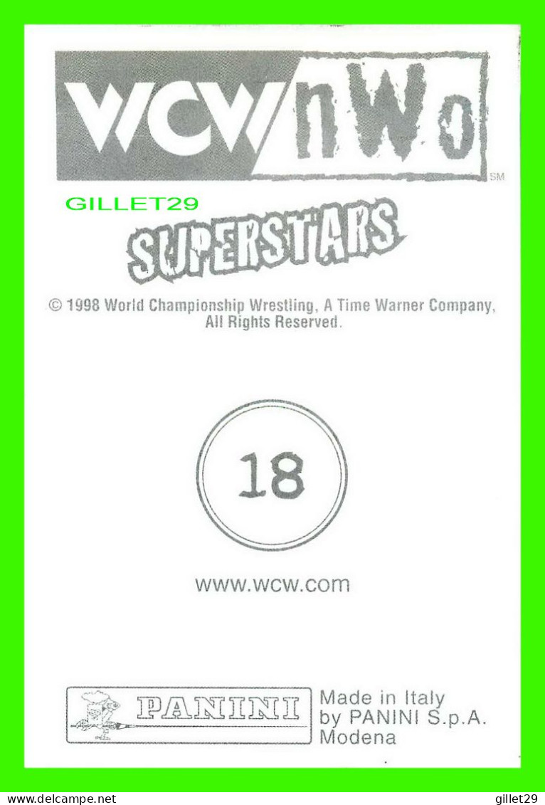 SPORTS, WRESTLING - LUTTE - CATCH - STING - WCW/NWO - 1998 SUPERSTARS - No 18  - PANINI - - Ringen