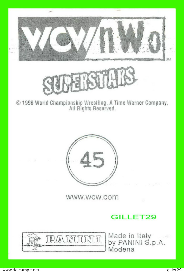 SPORTS, WRESTLING - LUTTE - CATCH - MACHO MAN - WCW/NWO - 1998 SUPERSTARS - No 45 - PANINI - - Ringen