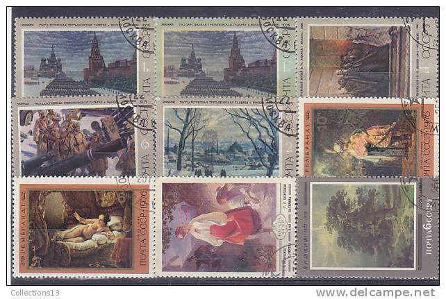 RUSSIE - Lot De 48 Timbres Obli à 5 Cts Le Timbre - Colecciones