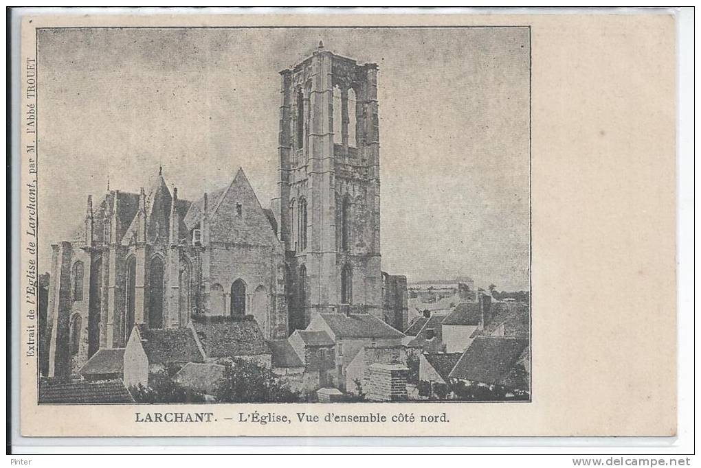 LARCHANT - L'Eglise, Vue D'ensemble Côté Nord - Larchant