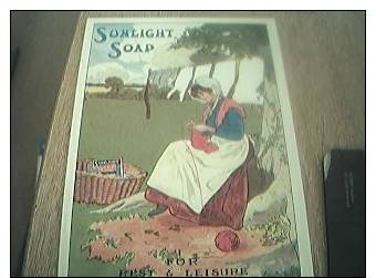 Postcards X 5 Robert Opie Reprint Advertising Cards Lever Bros - Sunlight Soap - Pubblicitari