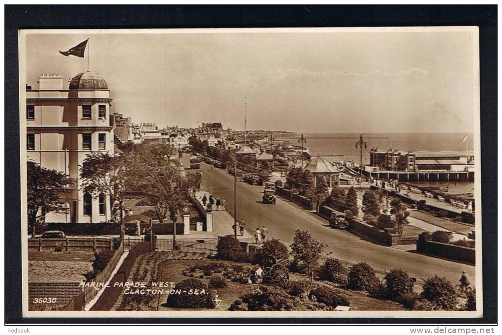 RB 847 -  Early Postcard Marine Parade West - Clacton On Sea Essex - Clacton On Sea