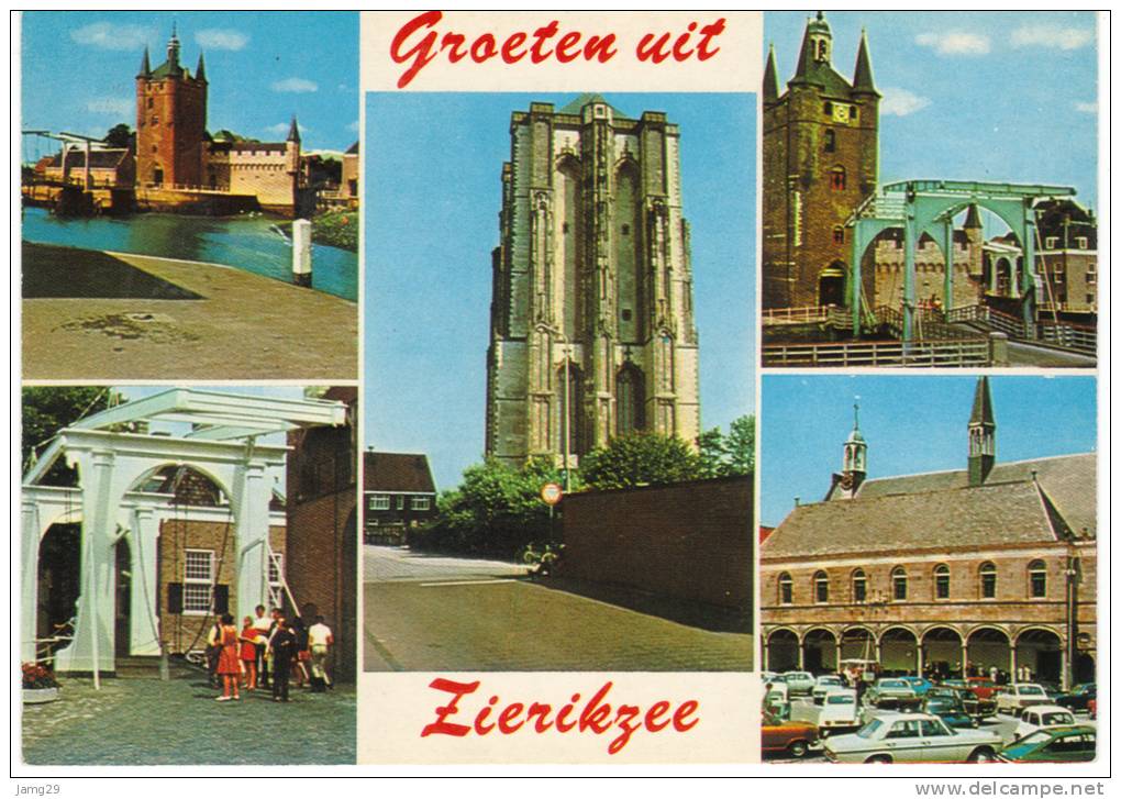 Nederland/Holland, Zierikzee, Groeten Uit, 5-luik, Ca. 1970 - Zierikzee