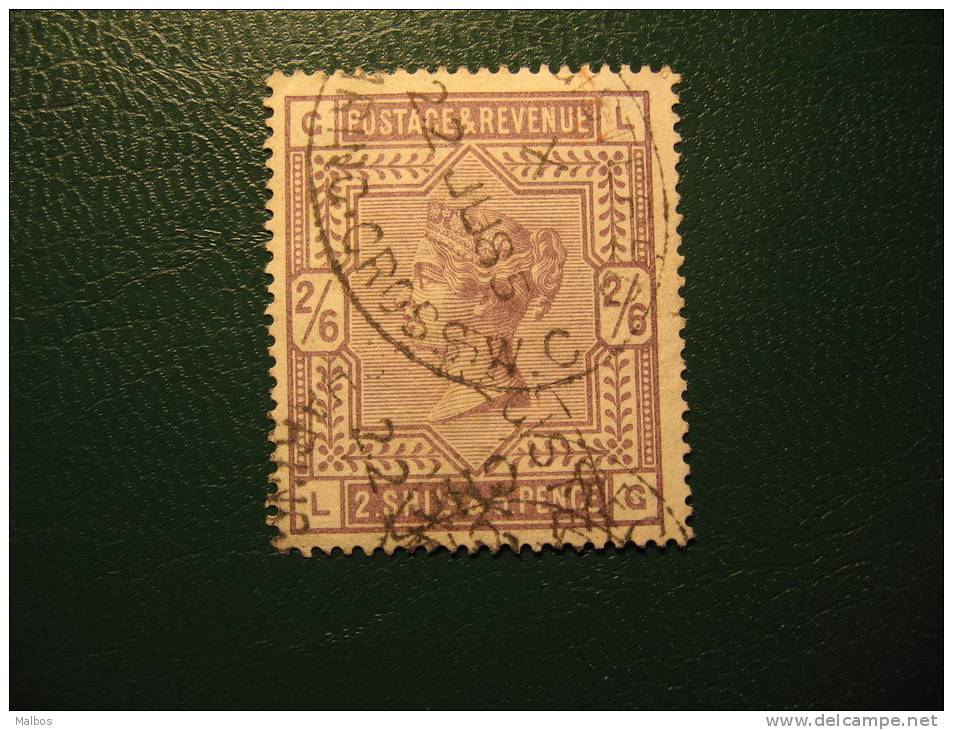 GREAT BRITAIN 1883  (o) S&G# 178 - Lilac - P14 - W 40 Anchor - White Paper - Oblitérés