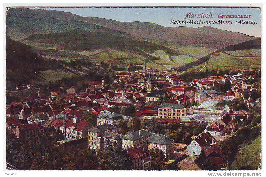 68. SAINTE MARIE AUX MINES. MARKIRCH . GESAMTANSICHT. - Sainte-Marie-aux-Mines