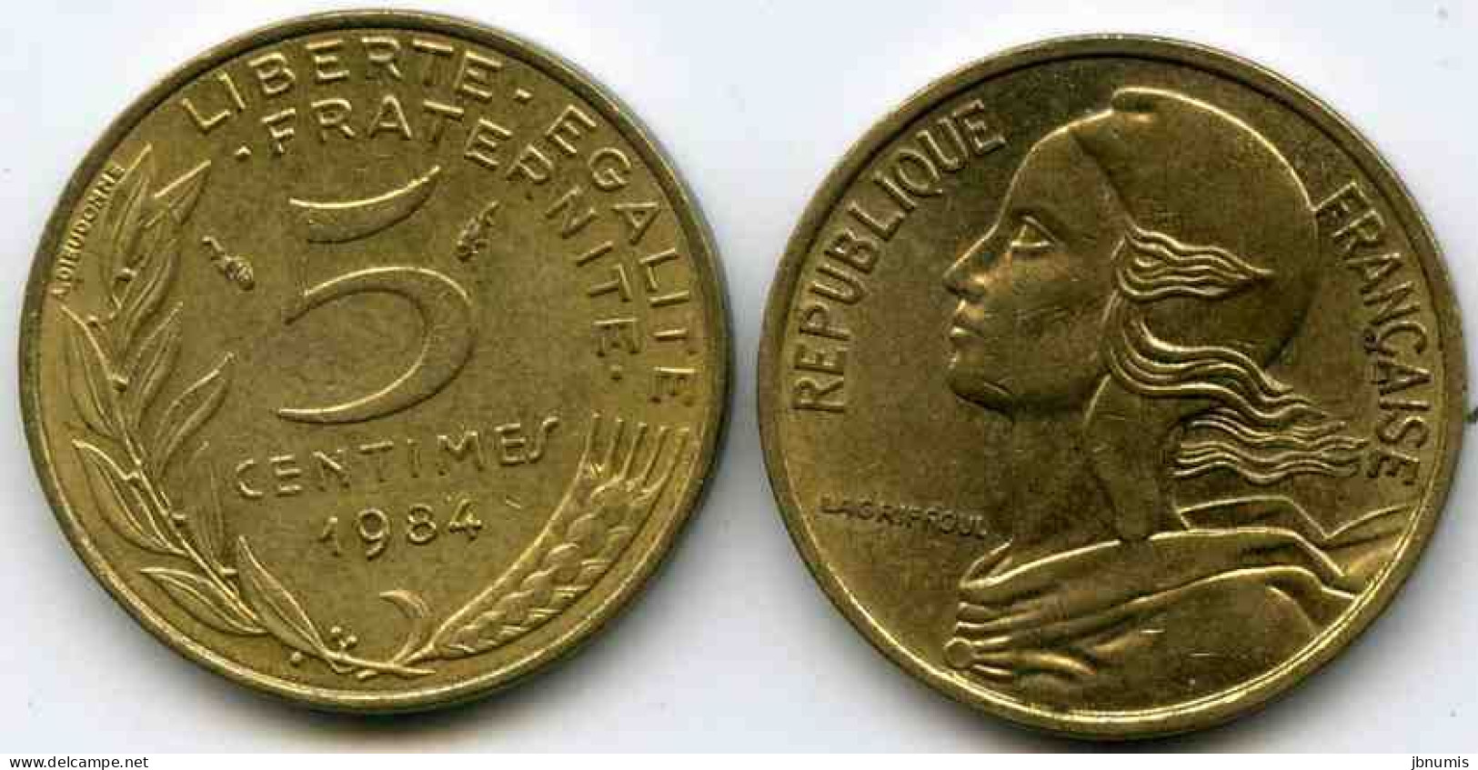 France 5 Centimes 1984 GAD 175 KM 933 - 5 Centimes