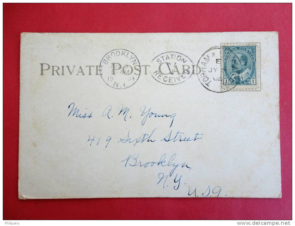 Canada > Ontario > London--- The Thames River      1904 Cancel--- Ref-455 - London