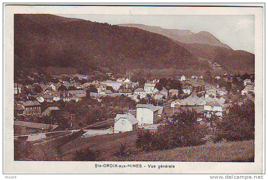 68. SAINTE CROIX AUX MINES. VUE GENERALE. - Sainte-Croix-aux-Mines