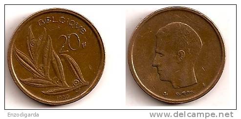 20 Francs – Belgique – 1980 – Légende Française – Nickel Bronze – Etat TTB – KM 159 - 20 Francs