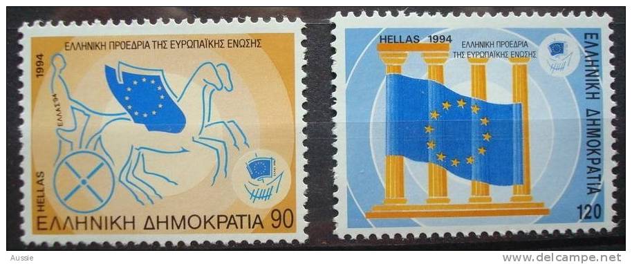 Griekenland Grèce 1994 Yvertn° 1844-45 *** MNH Cote 3,50 Euro - Neufs