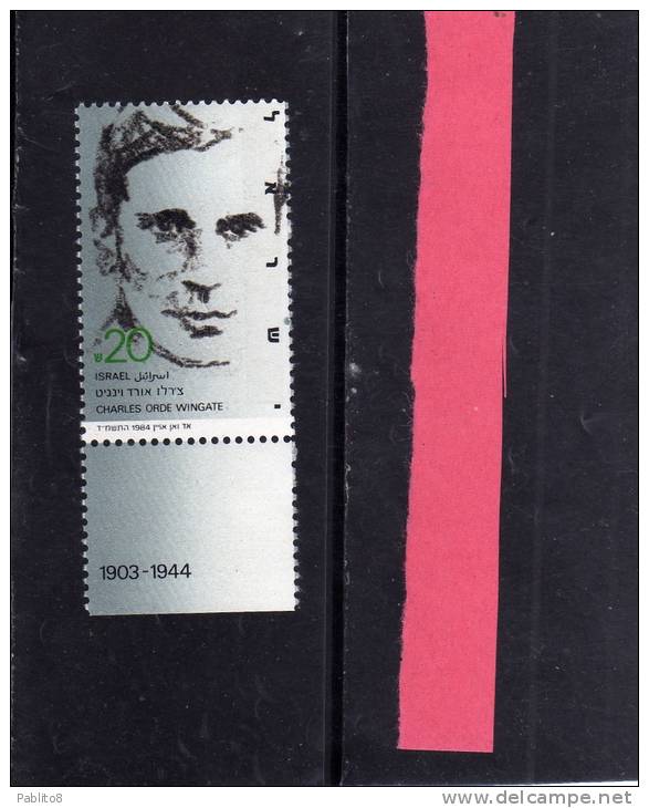 ISRAELE  1984  MNH  - ISRAEL CHARLES ORDE WINGATE - Neufs (avec Tabs)