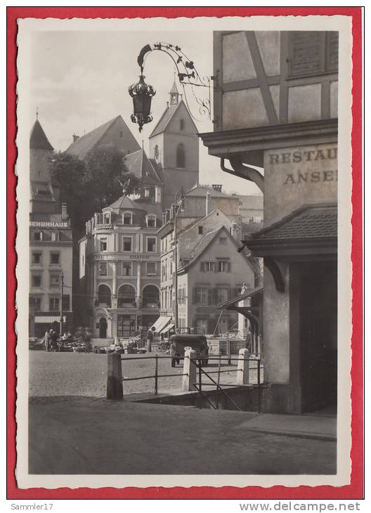 BASEL BARFÜSSERPLATZ, GROSSFORMAT - Bâle