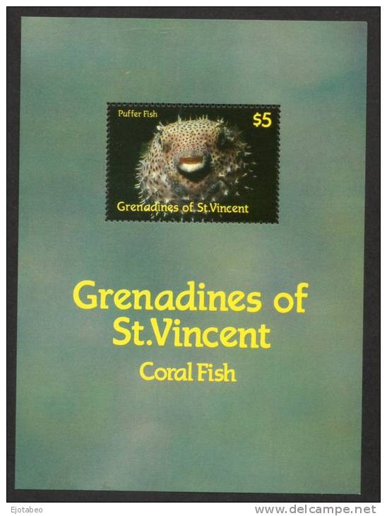 1GRANADINES  DE SAN VICENTE-1987-Pez Coral - St.Vincent E Grenadine