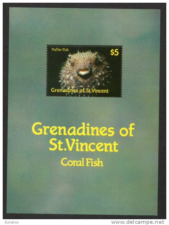 1GRANADINES  DE SAN VICENTE-1987-Pez Coral - St.Vincent Und Die Grenadinen