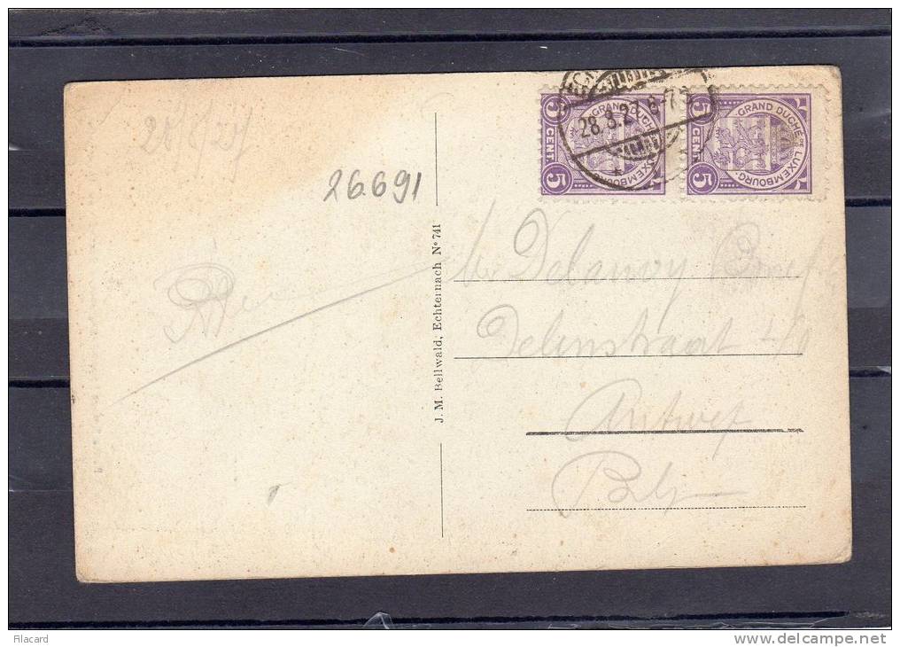 26691    Lussemburgo,    Petite  Suisse  Luxembourgeoise,  Cascades  Du  Hallerbach,  VG  1927 - Muellerthal