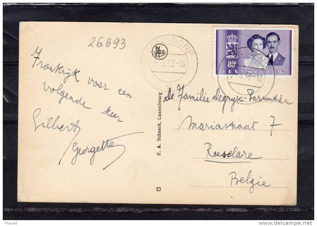 26693    Lussemburgo,    Petite  Suisse  Luxembourgeoise, Le   Hallerbach,  VG  1953 - Muellerthal