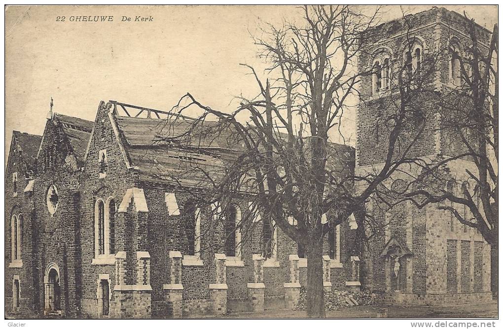 GHELUWE - Wervik - De Kerk - Photo Leyer R.C.B. - Wervik