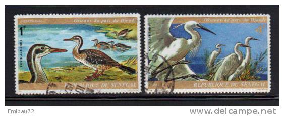 SENEGAL- Timbres Poste Aerienne N°134 Et 137- Oblitérés - Entenvögel