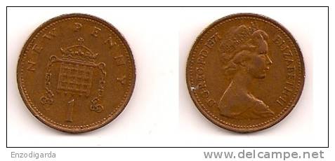 1 New Penny – Grande Bretagne – 1971 – Elizabeth II – Bronze – Etat TTB – KM 915 - 1 Penny & 1 New Penny