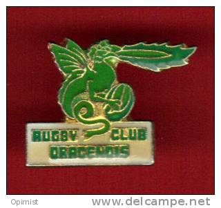 21125-pin's Rugby Club De Draguignan.dragon. - Rugby