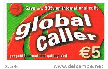 IRLANDA (IRELAND) -  GLOBAL CALLER  (REMOTE)  - € 5   - USED -  RIF. 7843 - Irlanda