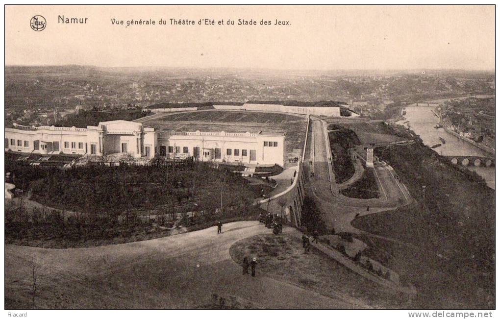 26729   Belgio,    Namur,  Vue  Generale  Du  Theatre  D"Ete  Et  Du  Stade  Des  Jeux,  NV - Namur