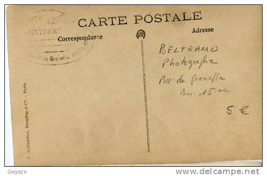 75 CARTE PHOTO PARIS XVème Photo De Communion CACHET Du Photographe BELTRAMO Bd De Grenelle - District 15