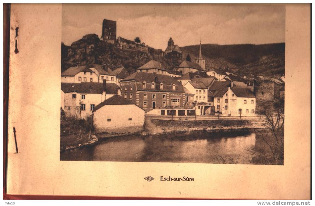 Hôtel Des Ardennes. Souvenir De Esch-sur-Sure. Propriétaire: Pierre Ferber. Phototypie Jos. Desmunter. - Esch-sur-Sure