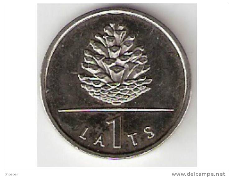 Latvia 1 Lats 2006  Km74  Unc - Lettland