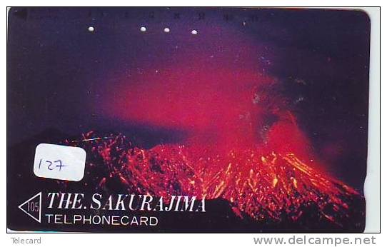 Volcan Volcano Vulkan Sur Telecarte (127) - Vulkane