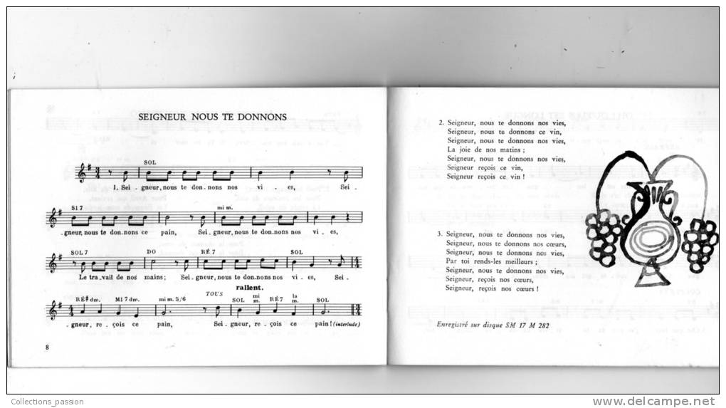 Cantiques Pour Aujourd'hui , RAYMOND FAU  , 40 Pages , 1969 , 2 Scans  , Frais : F/1.55 , Cee/2.05 , Monde/3.05€ - Musique