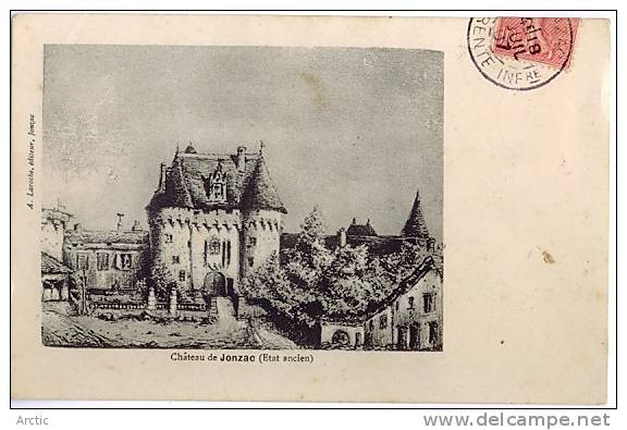 Chateau De JONZAC Etat Acien - Jonzac