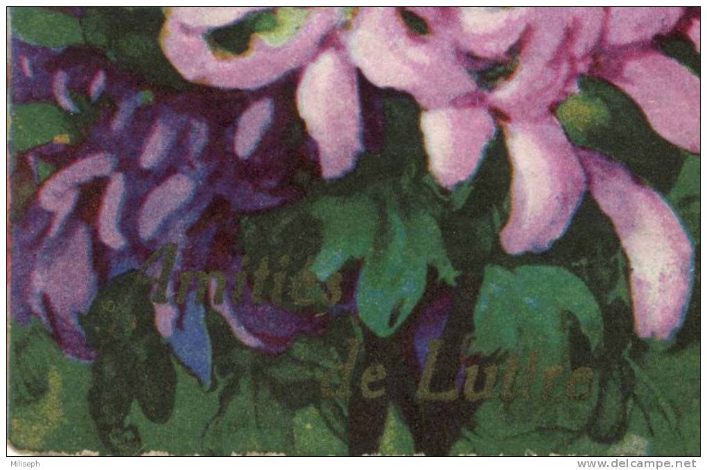 Amitiés De Luttre -  Fleurs Chrysanthèmes - Timbre Cérès 25 C - Oblitéré Luttre 1933        (2123) - Pont-à-Celles