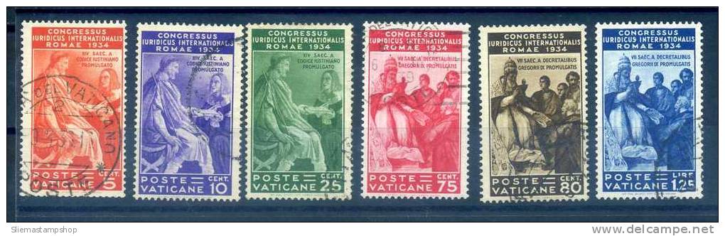 VATICAN - 1935 CONGRESSO GIURIDICO - V5462 - Oblitérés